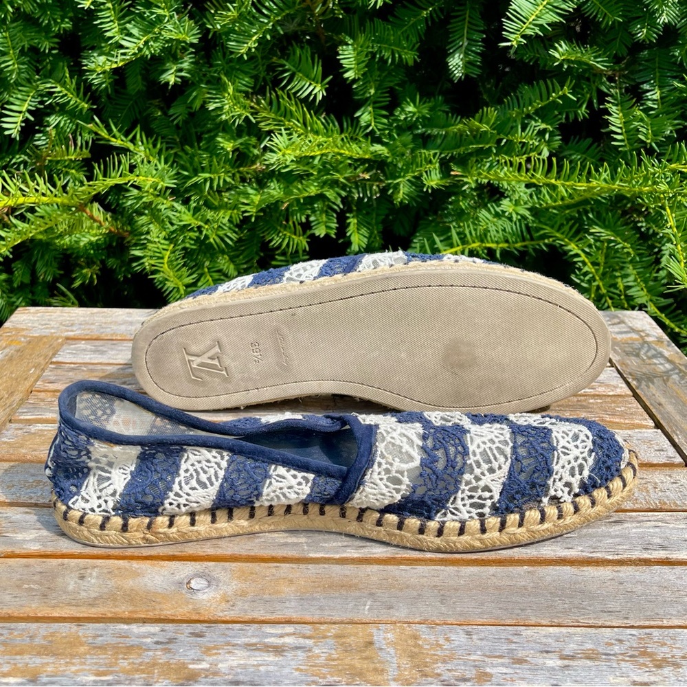 Louis Vuitton Espadrilles Crochet Lace Sea Breeze Collection Flats